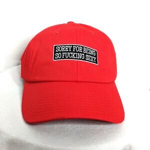 Spencer's Gifts Men's Novelty Baseball Hat for Men Red OSFM